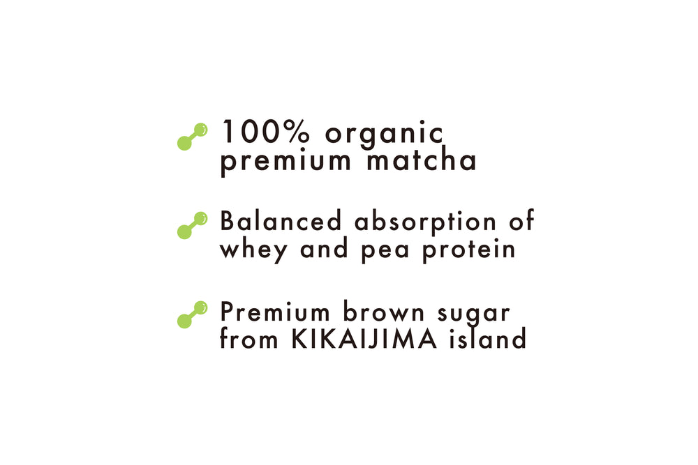 
                  
                    MATCHA PROTEIN POWDER / 抹茶プロテインパウダー
                  
                